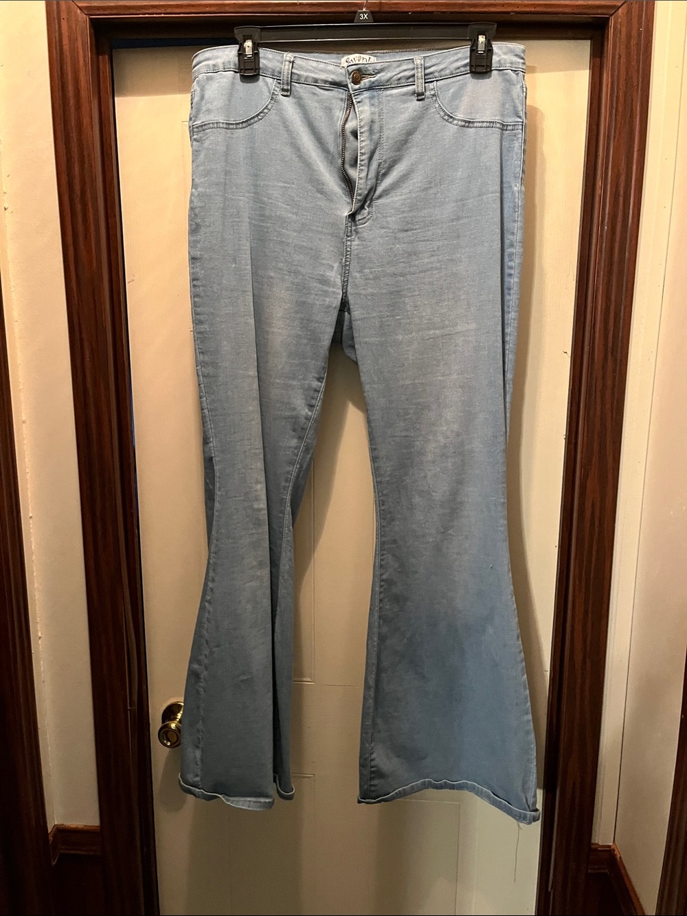Light Blue Women's Flare Jeans